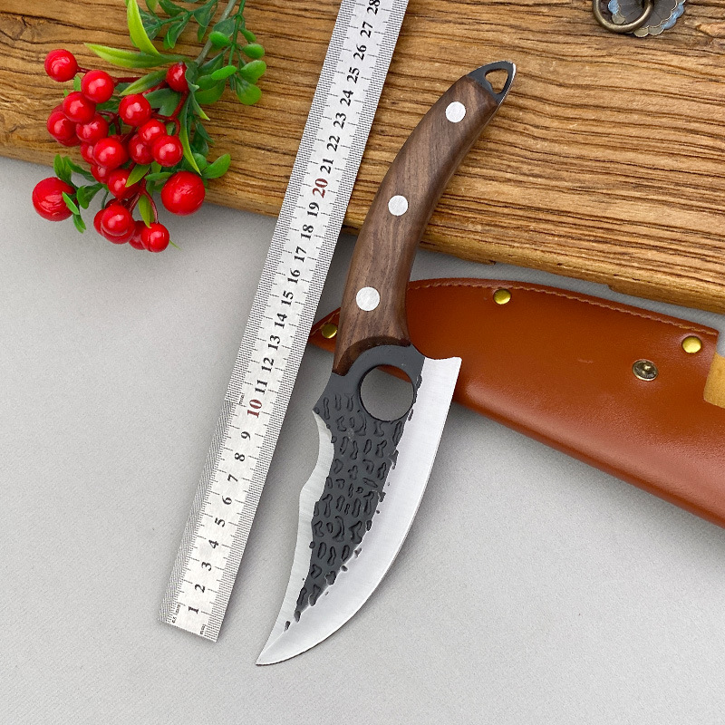 6" Tactical Finger-Hole Japanese Steel Chef Knife